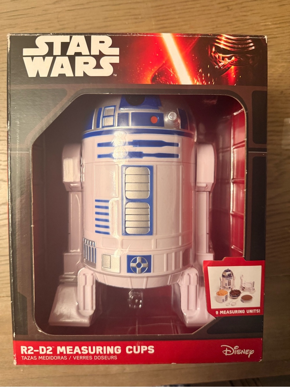 Star Wars R2-D2 White & Blue Measuring Cups Toy Set